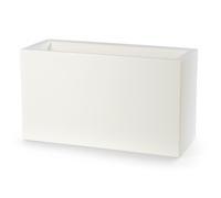 JARDINIÈRE RECTANGULAIRE BLANC 60X24,5 CM H 24,5 MOD. SCHIO CASSA