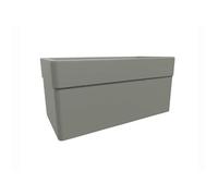 Jardinière Rectangulaire Carel Taupe 78 X 39 X 39 Cm - 63 L - Eda