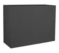 EDA Plastiques – Jardinière Loft L Graphit – 78,5×29,5×60 cm – 46 L – Gris anthracite