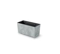 Jardinière rectangulaire Urbi Case - Effet béton - Longueur 39,5cm