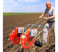 Jardinière réglable à double rangée manuelle pour une plantation efficace de plusieurs cultures, y compris maïs, coton, soja et cacahuètes