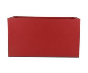 Jardinière - RIVERA - GRANIT - 59X29,5X33,5 cm - Rouge