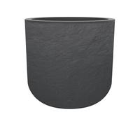Jardinière ronde Volcania UP 50 cm 67 L rétention d'eau gris foncé