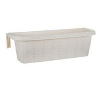 Jardinière - RONDINE PAGLIA - Blanc - L 60 x l 20 x H 18,5 c Blanc
