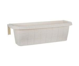 Jardinière - RONDINE PAGLIA - Blanc - L 60 x l 20 x H 18,5 c Blanc