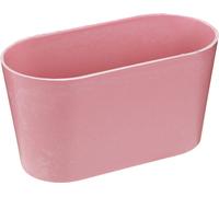 Jardinière Rose Ovale Plastique Déco 20x10cm 3pcs