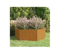 Jardinière Rouillé 138x120x45 cm Acier corten