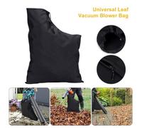 Jardinière,Sac d'aspirateur souffleur de feuilles pour jardin,sacs de rangement à fermeture éclair- black-1PC