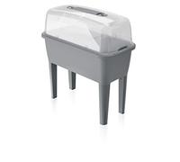 Jardinière Serre 52 Litres 77 X 38 X 82 Cm Gris Multicolore