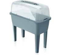 Jardinière Serre 52 Litres 77 X 38 X 82 Cm Gris Multicolore