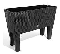 Jardinière serre 72 litres 80 x 33 x 65 cm anthracite