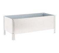 Jardinière SIMONGARDEN URBAN 410x900x600mm 140l galva galva avec vis de montage