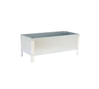 Jardinière SIMONGARDEN URBAN 410x1200x600mm 200l blanc galva avec vis de montag