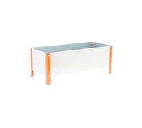 Jardinière SIMONGARDEN URBAN 410x900x400mm 100l orange galva avec vis de montag