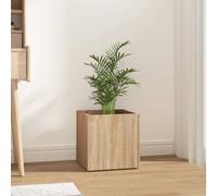 Jardinière Sonoma Gris 40x40x40 cm Bois d'Ingénierie Pot de Fleurs vidaXL