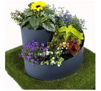 Jardinière Spirale pour Herbes aromatiques et Fleurs Ø55cm, 110L ARTECSIS /Polypropylène Anthracite