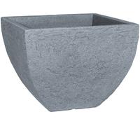 Jardinière STONE 40 cm carrée en plastique en différentes couleurs. Couleurs
