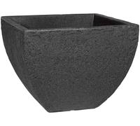 Jardinière STONE 40 cm carrée en plastique en différentes couleurs. Couleurs