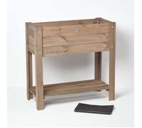 Jardinière sur pied en bois certifiés FSC