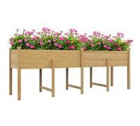 Jardinière Outsunny Bois de sapin 225x55x80cm Bois naturel