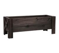 Outsunny Jardinière sur pieds 100x36x36 cm - Bois massif sapin traité - Inserts d'irrigation inclus