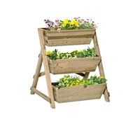 Outsunny - Jardinière - Bois de sapin - 71x61x77cm - Vert