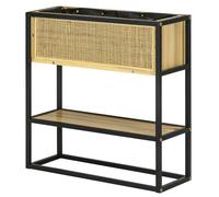 Jardinière sur pieds Outsunny Bois 55x20x56cm Bois naturel