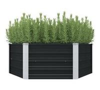 vidaXL Jardinière Surélevée Pot à Fleurs Cache-Pot Pot à Plante Bac à Plante Bac à Fleurs Véranda Jardin Cour Extérieur 45723