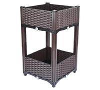 Jardinière surélevée avec support pour planter des fleurs et des légumes, jardinière d'extérieur durable pour un jardinage facile
