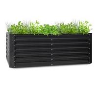 Blumfeldt Terrabox 200x100x60 cm Carré potager Anthracite