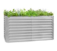 Blumfeldt Terrabox 200x100x90 cm Carré potager Argent