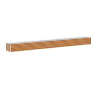 Vidaxl Jardinière Surélevée 485 X 50 X 36 Cm Acier Galvanisé