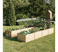 Jardinière surélevée en Bois pour l'extérieur, Grande jardinière Profonde pour Le Jardinage de légumes, de Fleurs et d'herbes aromatiques (2,2 x 3,6 x 4,8 m)