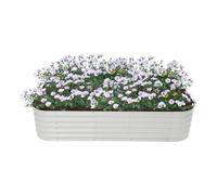 Jardinière surélevée en métal - 200 x 60 x 43 cm - Kit de construction 12