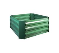 Jardinière surélevée en métal St Helens Home and Garden GH531, Revêtement antirouille, pour légumes, fruits, herbes, fleurs Vert