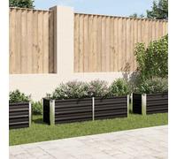 Jardinière Surélevée Pot à Fleurs Cache-Pot Bac à Plante Jardin Véranda vidaXL
