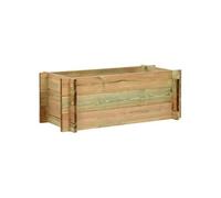 Jardinière surélevée pour légumes Bois de pin imprégné 80 cm