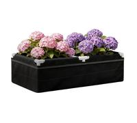 Jardinière surélevée rectangulaire en tissu avec cadre pour légumes, fraises, pommes de terre, tomates, fleurs, carottes, courges, concombres
