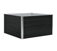 Jardinière - SURENHAP - J04121 - Acier galvanisé - 100 x 100 x 45 cm - Anthracite