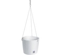 jardinière suspendue 25,6cm RATO ROUND WS DRTW260S-S449 plastique blanc PROSPERPLAST