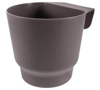 Jardinière Suspendue pour Balcon 22,5x19,5x18cm en Plastique | Design Simple Lisse, Structure Renforcée, pour Balcon d'Appartement, Salons, Fraises ou Cactus
