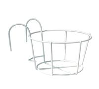 Jardinière suspendue pour herbes aromatiques, étagère de fleurs en fer imperméable et antirouille, décoration de balcon et de jardin, divers, noir (1 pièce, taille XS)