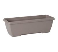 Garden ID – Jardinière Teramo Taupe 60cm – Réserve d'eau intégrée, recyclée et 100% recyclable
