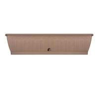 Garden ID Jardinière Terraflor Taupe 80 cm – Solide, réserve d'eau, recyclé, 100% recyclable