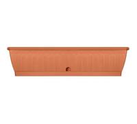 Jardinière TERRAFLOR - Plastique - Terra - Rectangulaire - 80x19 5xH18cm - 100% recyclable - Garden ID