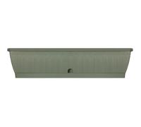 Garden ID Jardinière Terraflor – Solide – Vert de gris 80 cm, Réserve d'eau, 100% recyclable