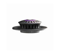 jardinière Terrarium Jardinière succulente en Verre pour Plantes Terrarium avec Lampe de Croissance, Bureau en verredécoration de Table pour la Maison, Le Jardin Le Bureau Plantes aériennes(Black S)