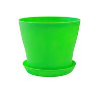 jardinière Terrarium Pot de Fleurs coloré Rond pour Plantes succulentes, Pot de Fleurs pour pépinière, Plateau pour Plantes de Jardin, décoration de Bureau Plantes aériennes(C,XXL 3000ML)