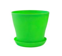 jardinière Terrarium Pot de Fleurs Rond Couleur Bonbon, Pot de Bureau, Balcon, Maison, Jardin, décoration d'extérieur Plantes aériennes(C,XL1500ML)