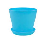 jardinière Terrarium Pot de Fleurs Rond Couleur Bonbon, Pot de Bureau, Balcon, Maison, Jardin, décoration d'extérieur Plantes aériennes(F,XL1500ML)